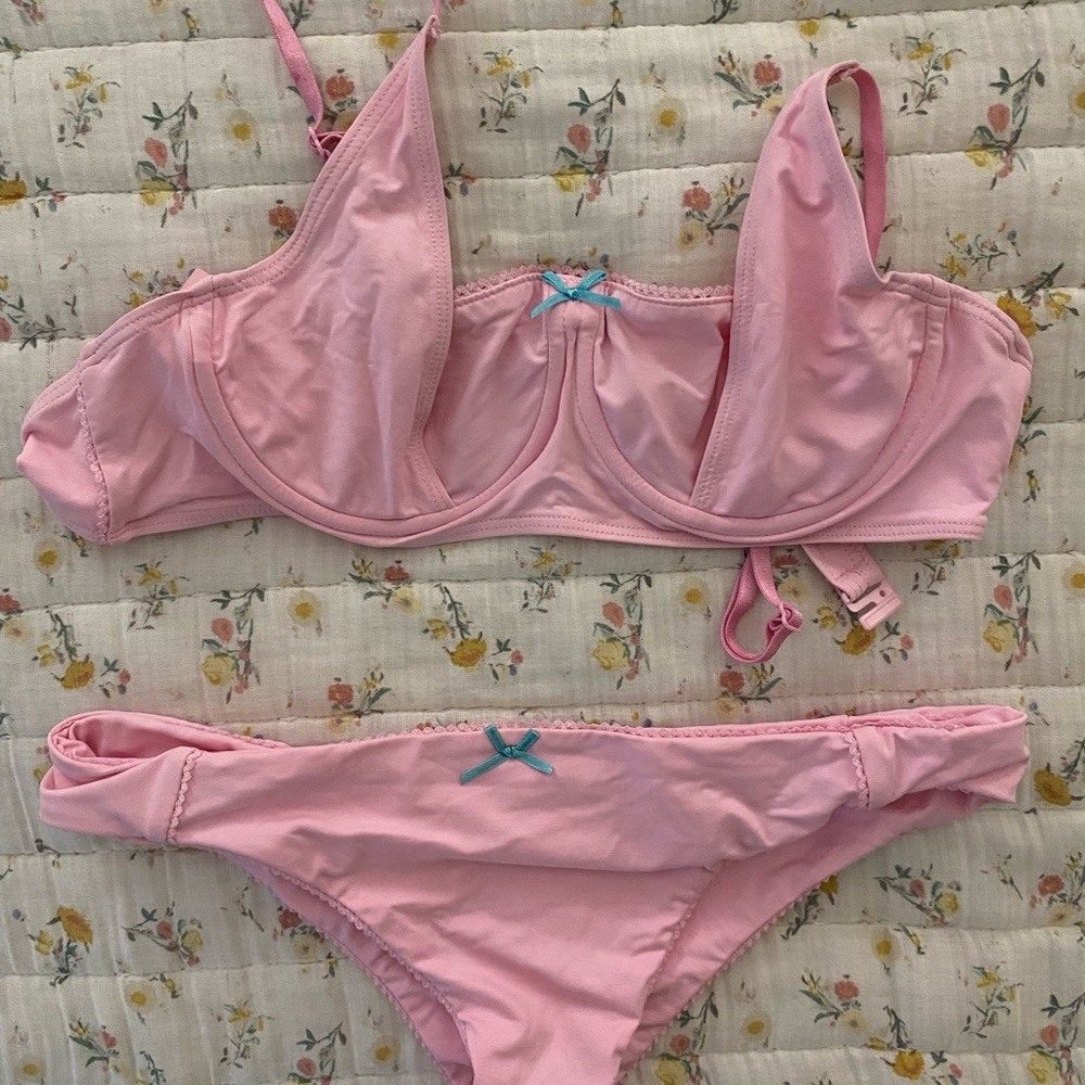 Hanni Swim Pink Bikini NWOT